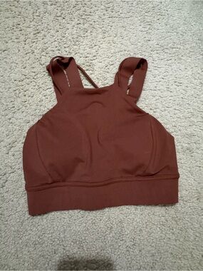 lululemon athletica Rust Red Sports Bra